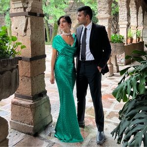 Rat & Boa Odessa Dress Green ($255)